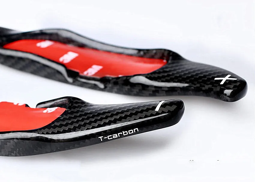 Рычаг переключения рулевого колеса из углеродного волокна для AMG A45 CLA45 C63 GLA45 GLS63