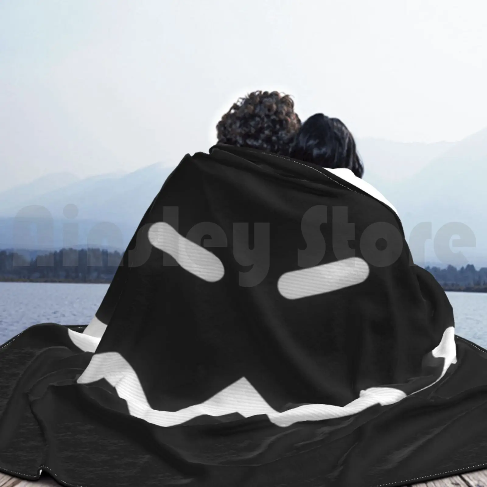 Белое супермягкое теплое одеяло для лица робота тонкое освещение робот протоген