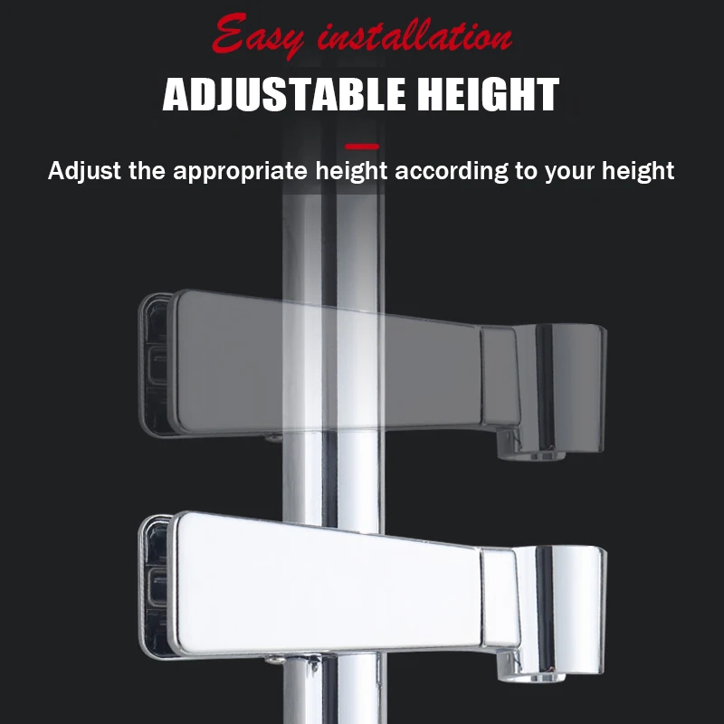 Универсальный Регулируемый держатель для ручного душа с зажимом Стабильный