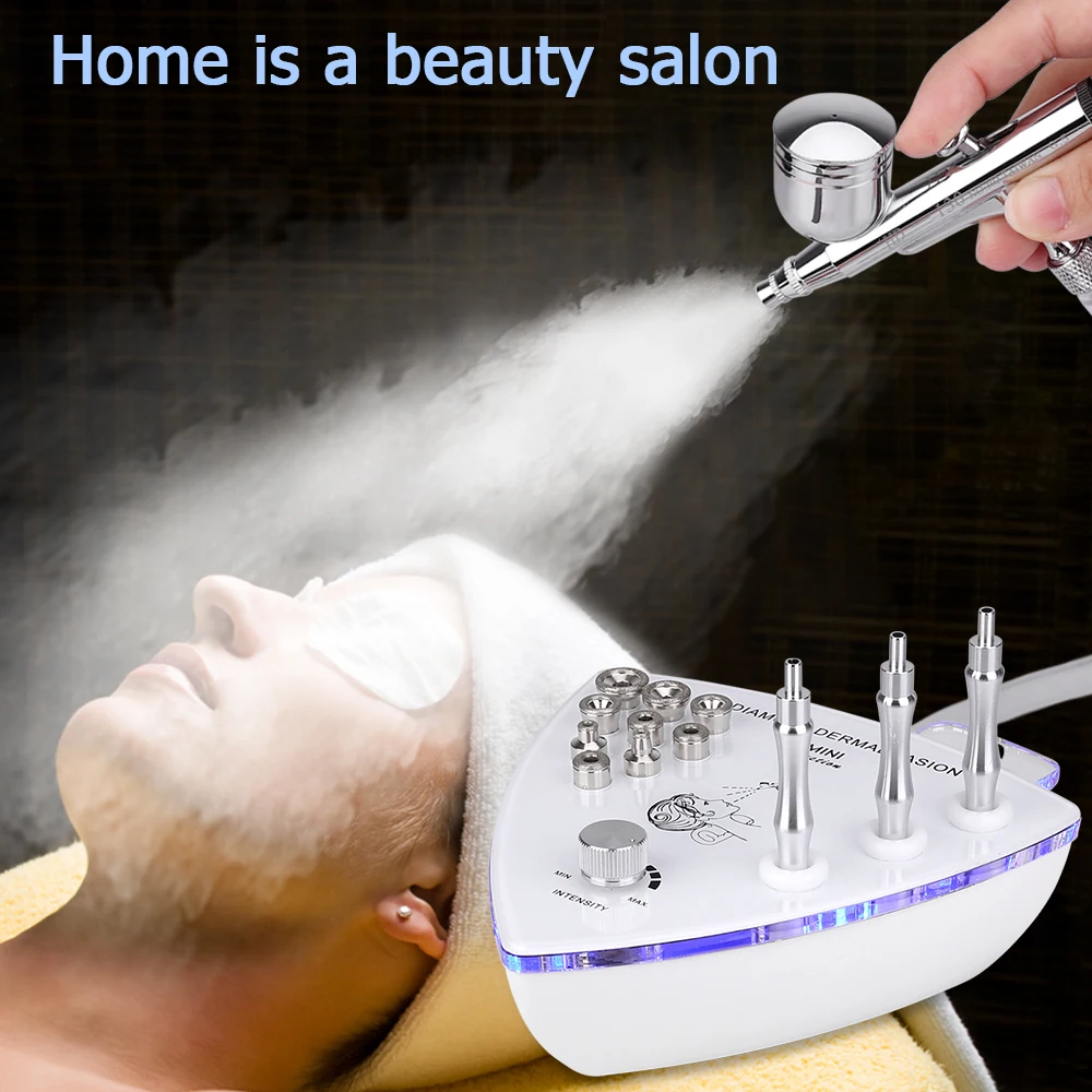 Diamond Microdermabrasion Dermabrasion Machine Water Spray Exfoliation Vacuum Suction Facial Pore Peeling Skin Rejuvenation | Красота и
