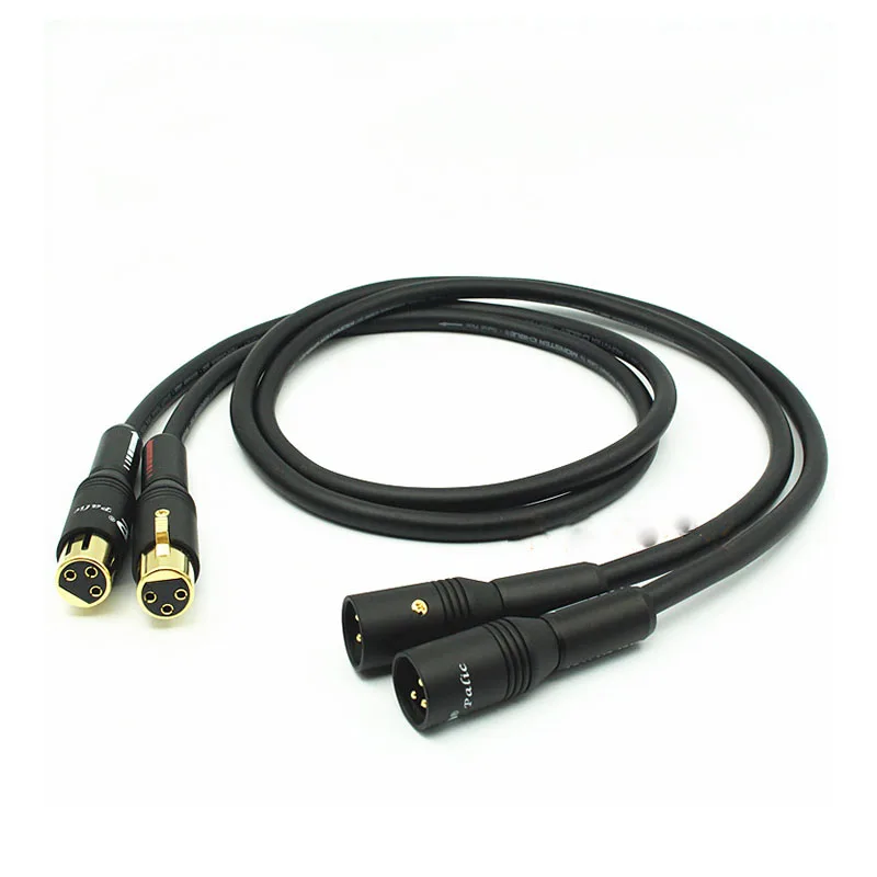 Кабель Colleimage Hifi XLR Pure OCC аудиокабель с высококачественным штекером из углеродного