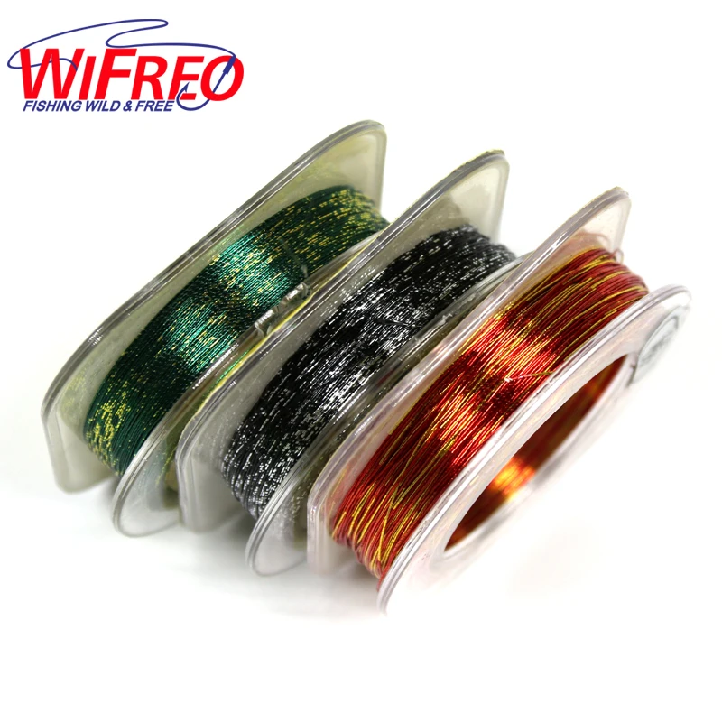 Wifreo 50m/spool Rod Building Wrapping Thread / Line Metallic Bright Flash for Repairing Guide Fixing Threads Device | Спорт и