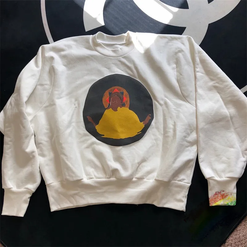 19FW Канье Вест Иисус Кинг воскресенья свитшоты для мужчин и женщин 1:1