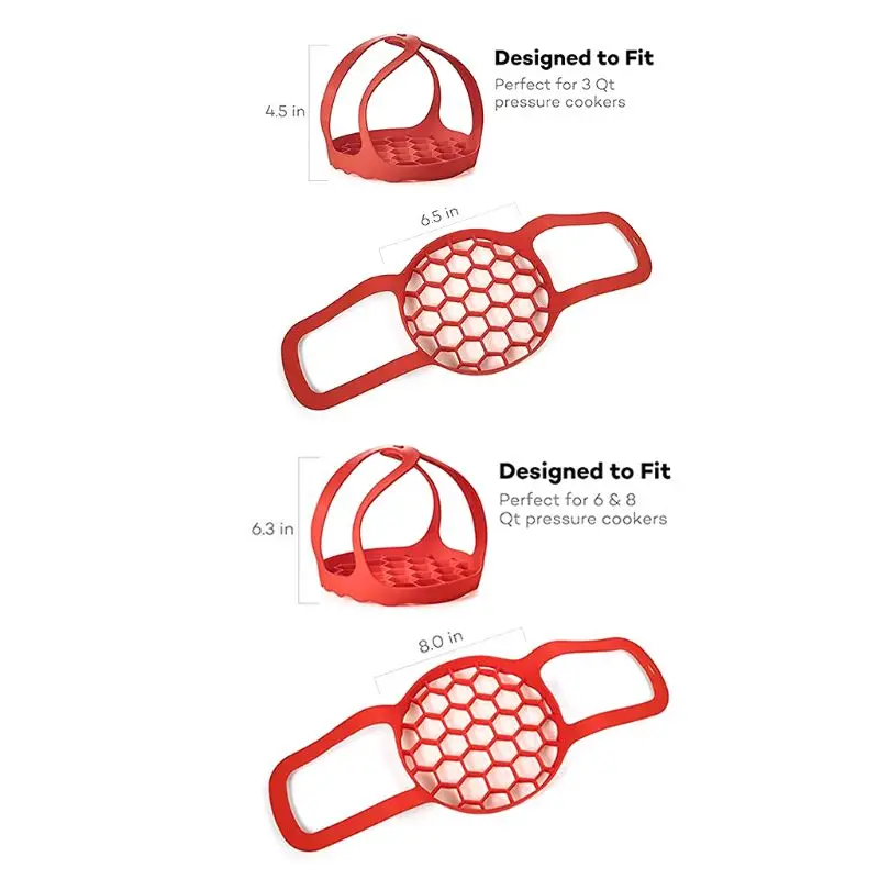 Silicone Sling Lifter Accessories Compatible with Instant Pot 6 Qt and 8 3 / Other Brand Pressure Cookers | Дом и сад
