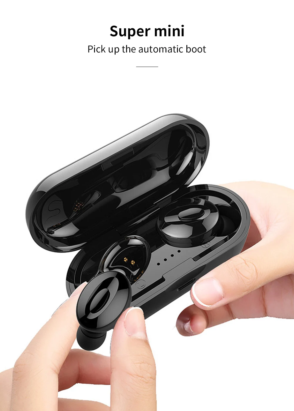 FBYEG XG15 настоящие беспроводные наушники, Bluetooth наушники, спортивные наушники для телефона с зарядной коробкой, игровая гарнитура с микрофоном