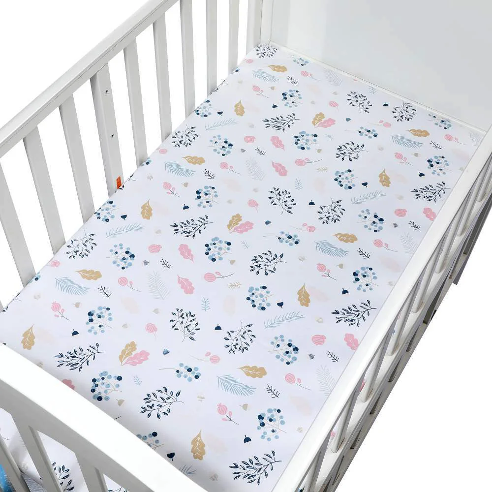 Детское хлопковое постельное белье простыня покрывало для кроватки Матрас - Фото №1