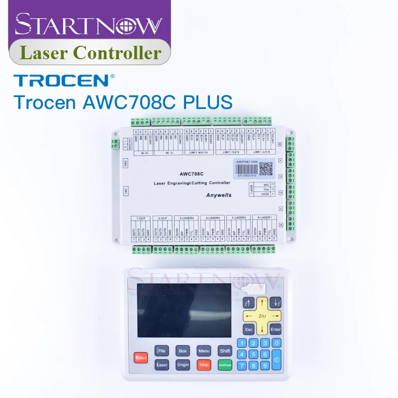 Trocen AWC708CPlus CO2 лазерный Управление Карта с ЧПУ основная плата Системы машина