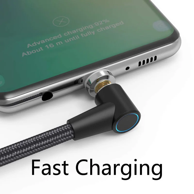 Магнитный USB-кабель Type-C для Samsung Huawei ZTE Realme Oneplus Google Pixel SONY OPPO | Мобильные телефоны и