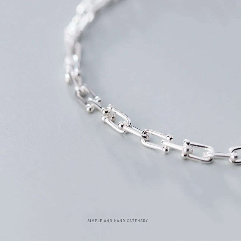 Modian простой геометрический браслет цепочка для женщин Модный натуральный из