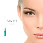 Ce Pdo PLLA PCL резьбовой подъемник Cog 4d L игла 21 г 60 мм Pdo резьбовой подъемник Hilo для лисьего глаз