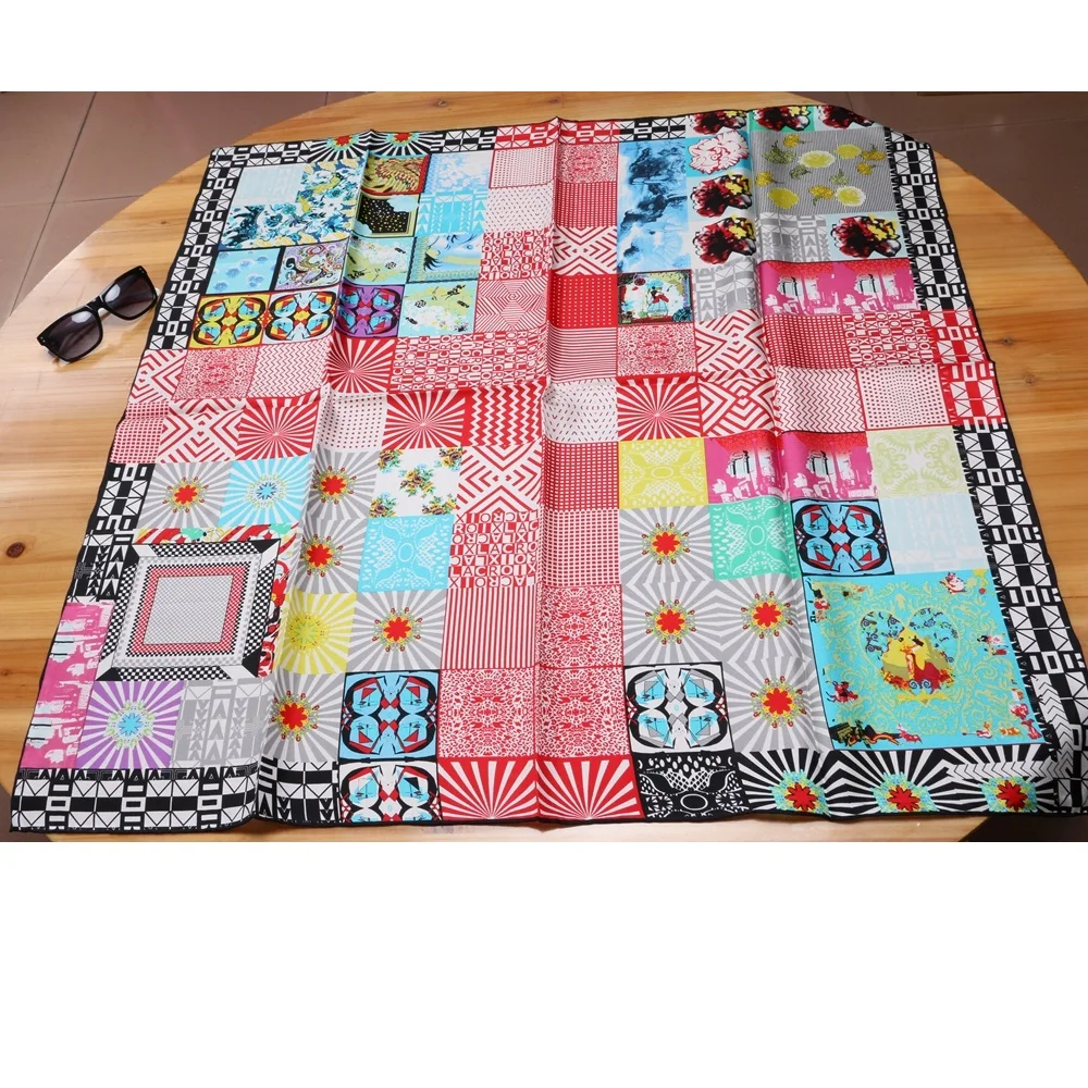 

Spring Fashion Head Scarves Women 100% Silk Scarf Shawl