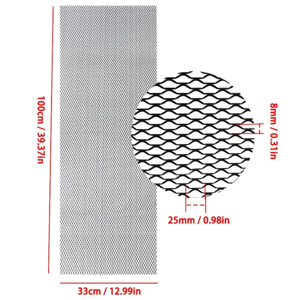 Высокое качество алюминиевая сетка гриль крышка автомобильного бампера КРЫЛО