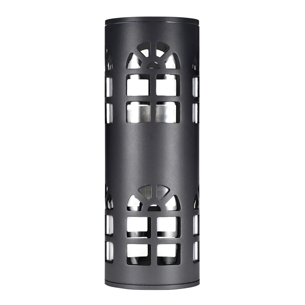 Садовый светильник с двойной головкой и цветами на окно уличное освещение IP65