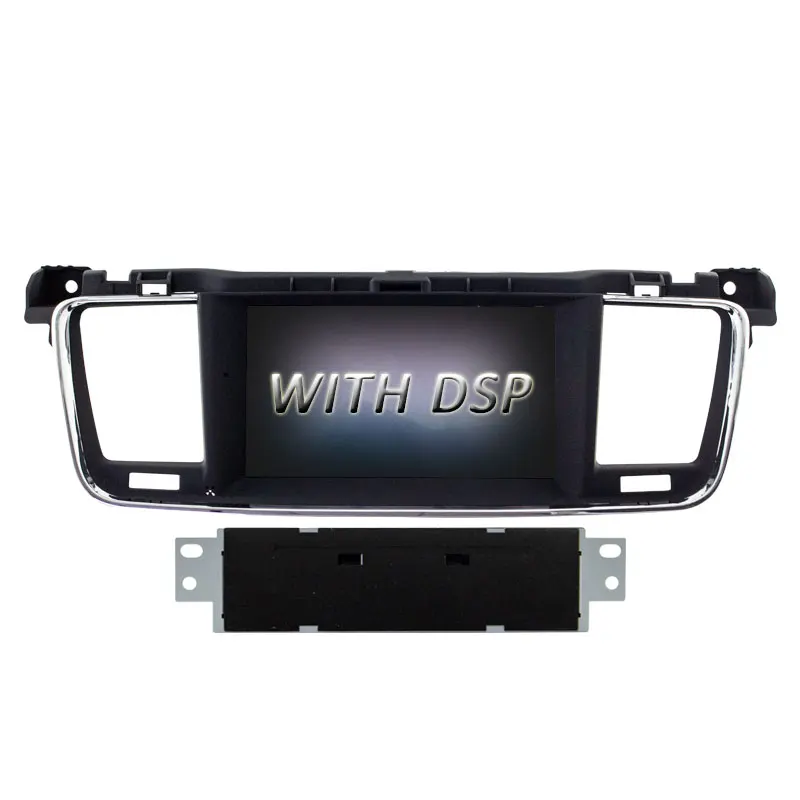WITH DSP LJDA Android 9,0 автомобильный dvd-плеер для PEUGEOT 508 2011- gps навигация 1 Din автомагнитола 4G+ 64G стерео Мультимедиа DSP wifi Аудио - Цвет: WITH DSP