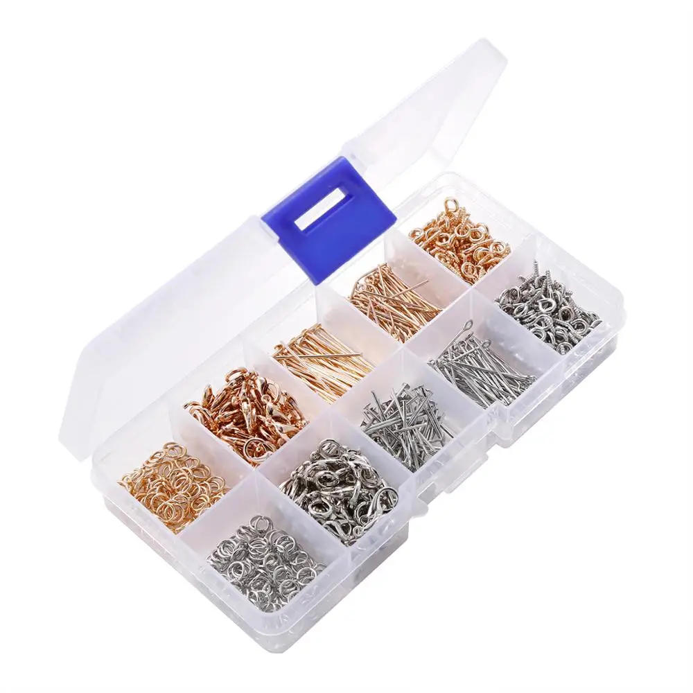 350 шт./кор. застежки-карабины соединительное кольцо с плоской головкой штифты