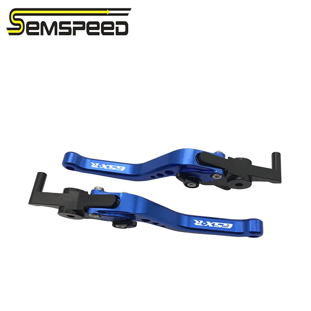 SEMSPEED GSXR логотип мотоцикла CNC Короткие регулируемые рычаги тормозного сцепления