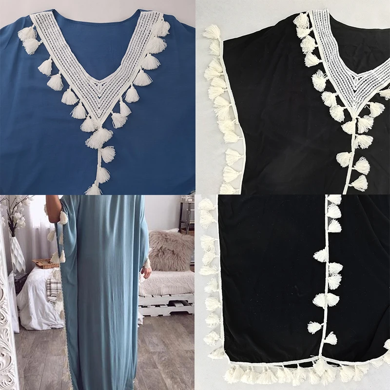 

Arabic Islamic Dubai Kaftan Abaya Fabric Middle Eastern Muslim Moroccan Kaftan Dress Indonesia Turkey Elegant Casual Robe Femme