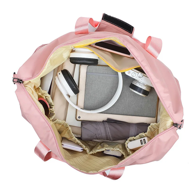Waterproof Large Capacity Oxford Travel Bag Unisex Zipper Belt Fitness Gym Storage Handbag Shoulder Messenger Bag Duffle Luggage