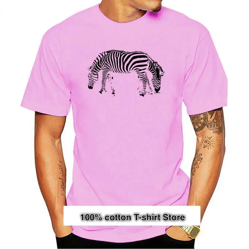 

New ZEBRA OPTICAL ILLUSION WILDLIFE ANIMALS SAFARI NATURE AFRICA MENS T-SHIRT TEE Male Best Selling T Shirts