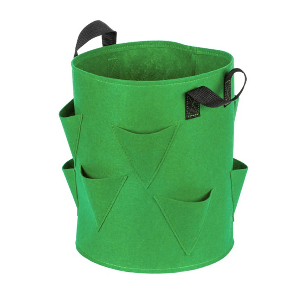 3D Сумка для саженцев Клубники Растительное многоотверстный контейнер Рост растений Горшок Многоуровневая Стеклянная культура.