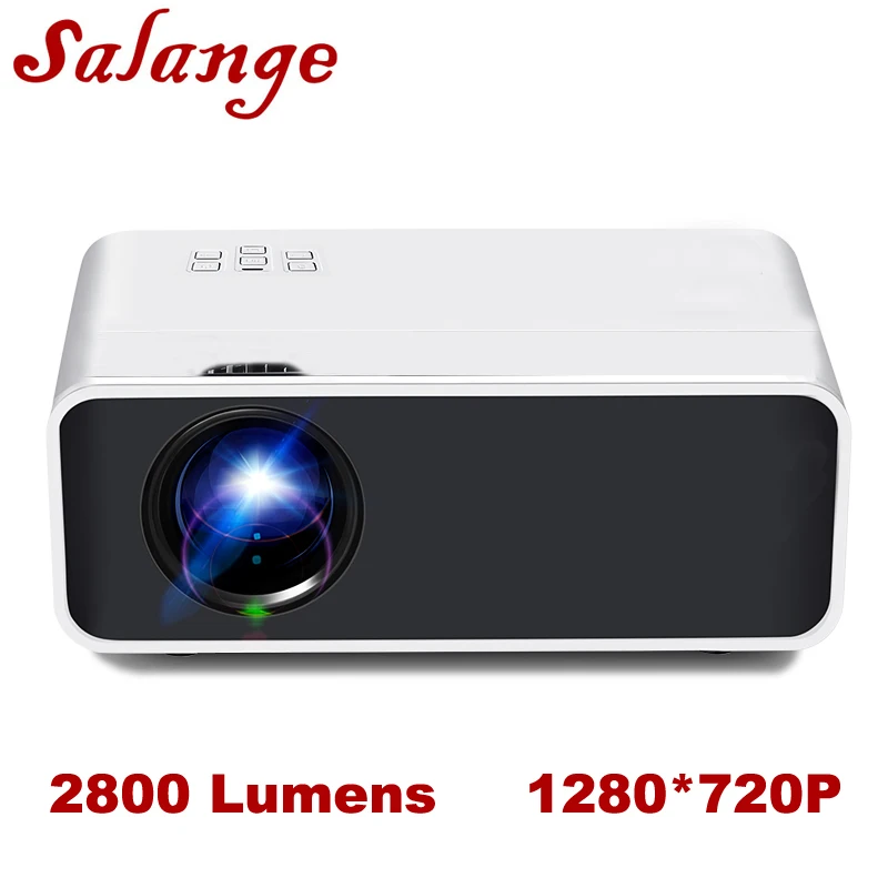 Salange P48 Android мини проектор для Мобильный телефон Led 1280x720P Proyector домашнего