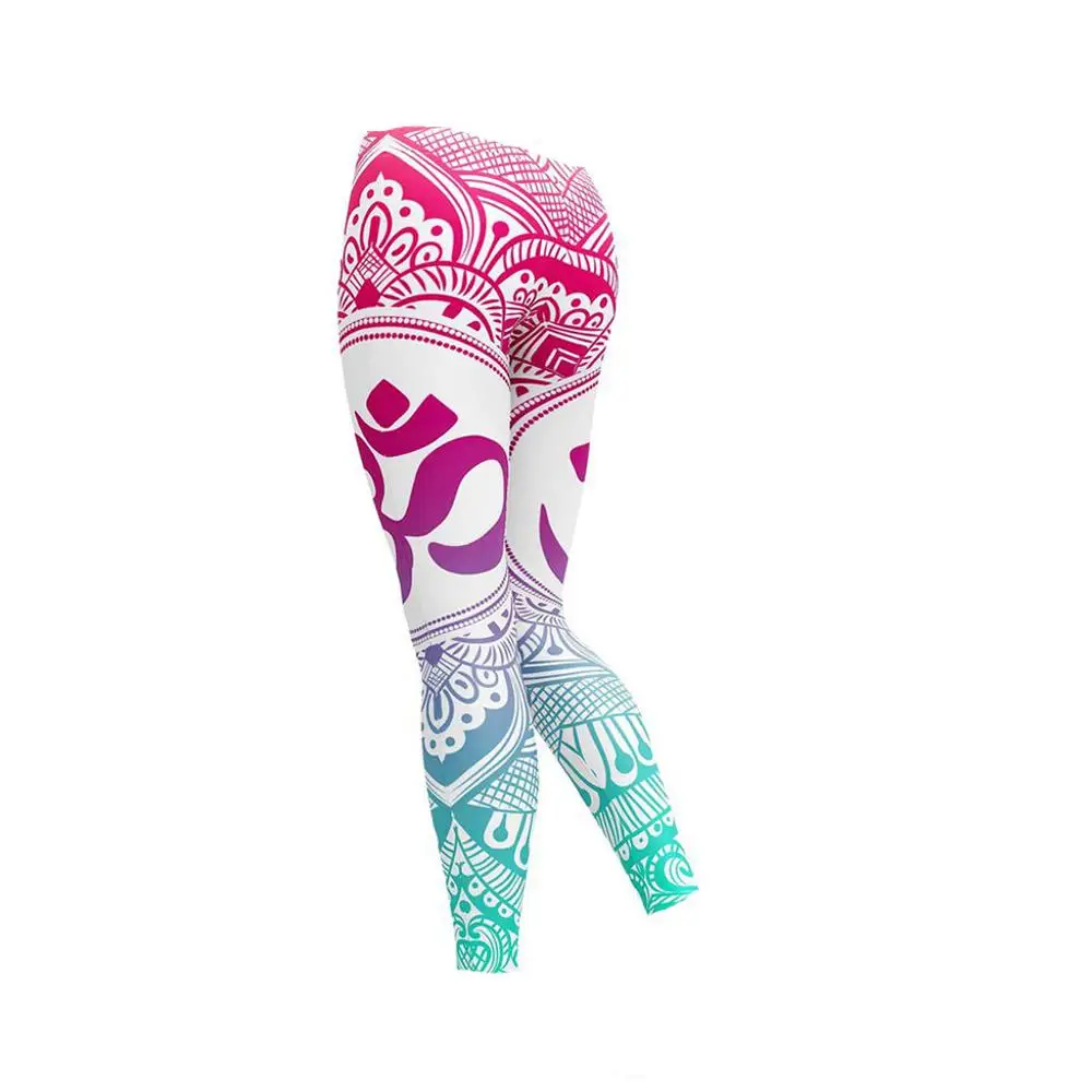 Женские леггинсы Galaxy спортивные штаны с высокой талией для йоги и контроля