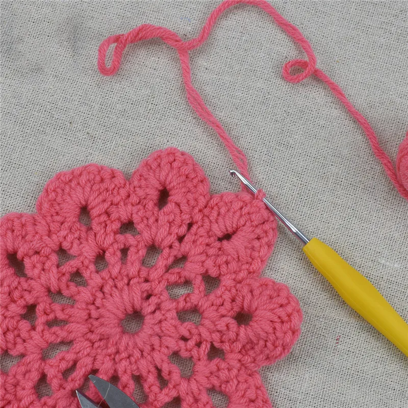 Набор спиц для вязания 14 шт. эргономичные мягкие ручки крючки с большими глазами