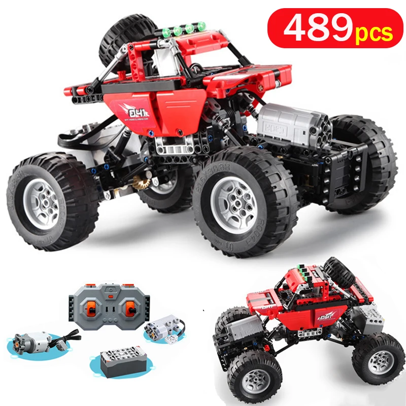 Серия строительных блоков для городского транспорта восхождение по бездорожью