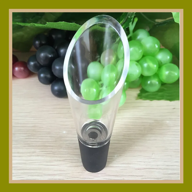 Wine Plastic Pourer Acrylic Mini Decanter Red Wine Aerator Magic Decanter Red Wine Barware Wine Separator Bar Supplies AT124