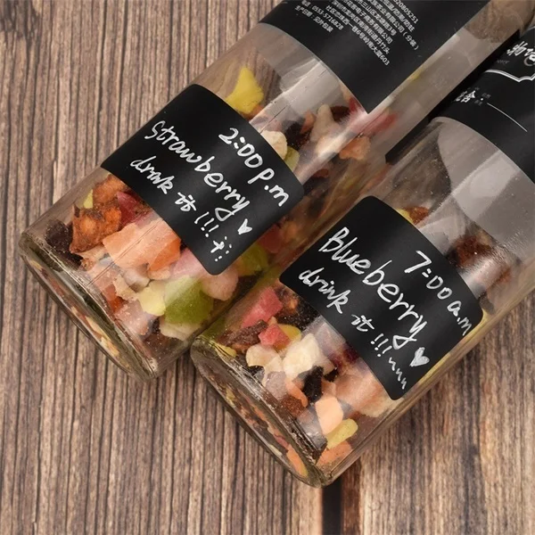 120 шт DIY водонепроницаемый меловая доска для кухни наклейки специй домашний jam Jar