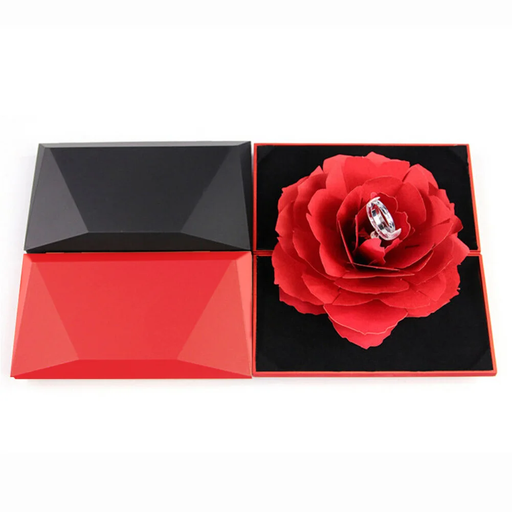 Легкий подарок для помолвки предложение в форме ромба чехол хранения ювелирных