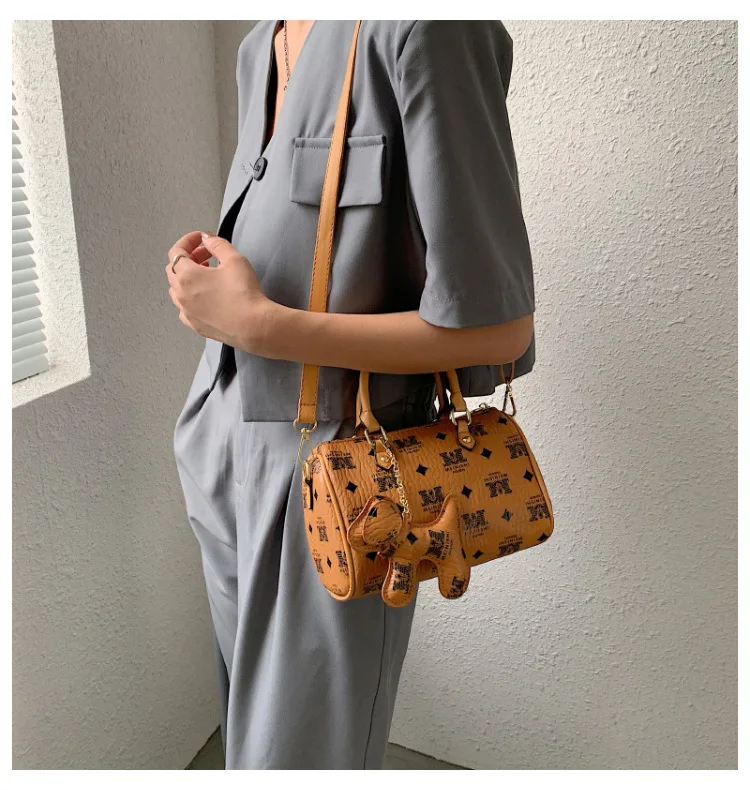 

New Women's Handbag High Sense Boston Pillow Bag Women's Portable Net Red Versatile Messenger Bag