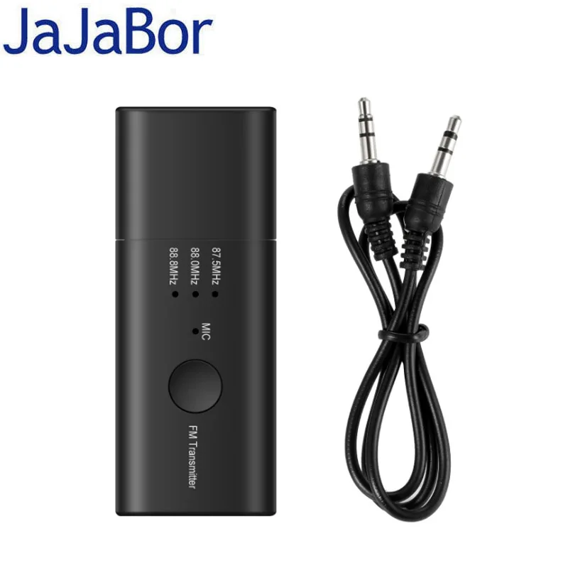 Fm передатчик JaJaBor Bluetooth 5 0 автомобильный комплект громкой связи вызов автомобиля