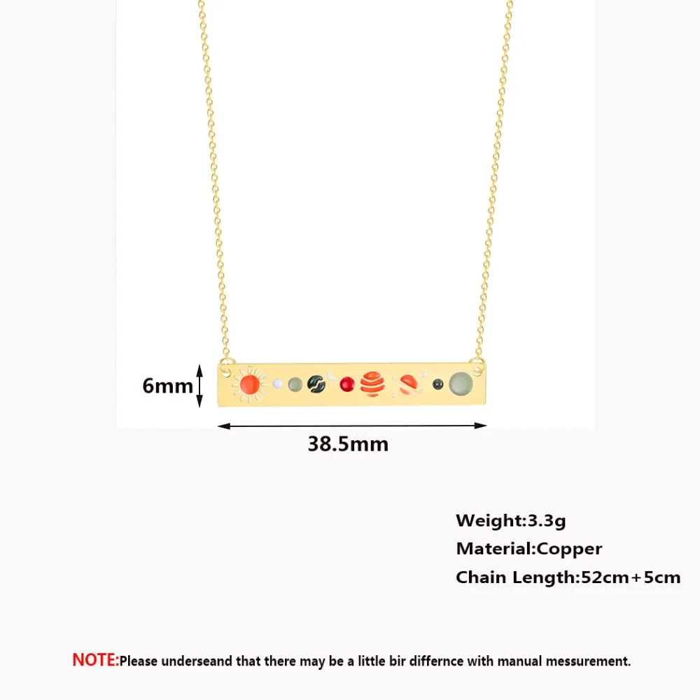 Chandler Moon Phase Necklace Galaxy Chocker Necklaces For Women Black Enamel Vintage Rouind Pendant Moon Crecent Charm Chokers