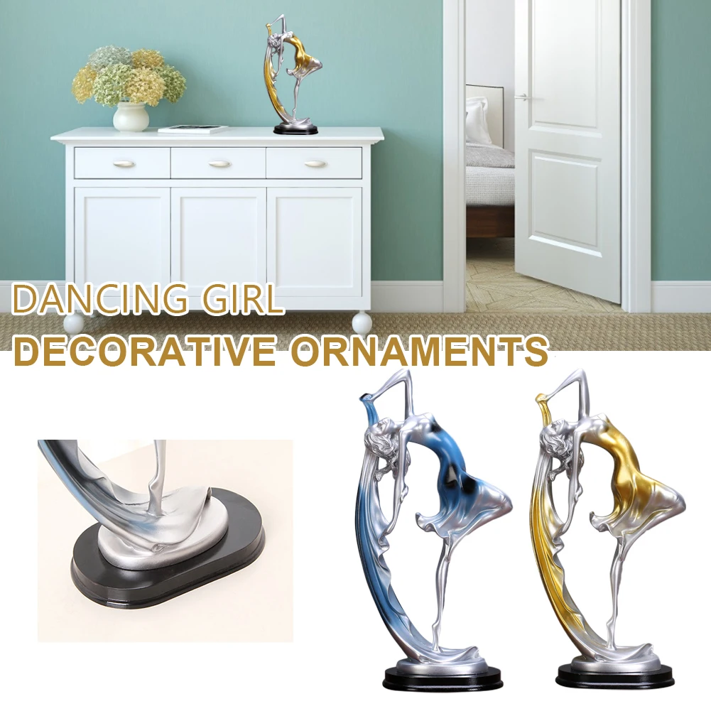 

Ballet Girl Crafts Ballet Dancer Desktop Ornament Home Decor Figurine for Living RoomBedroom/Wine Cabinet/Office Desk/TV Cabinet