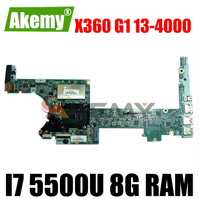 

Akemy DA0Y0DMBAF0 для HP X360 G1 13-4000 материнская плата для ноутбука 801505-501 801505-001 процессор i7 5500U 8 ГБ ОЗУ 100% протестированная работа