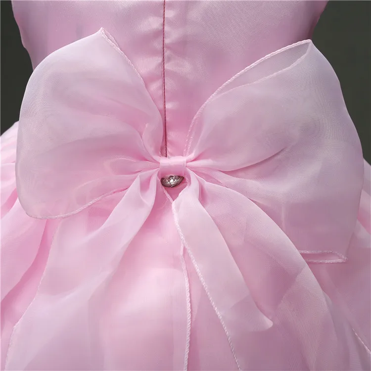 Новинка Лидер продаж платье для маленьких девочек кружевное с цветочным