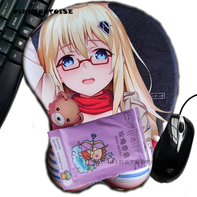 

PINKTORTOISE Anim MousePad Mat Girls' Frontline ASVA 3D Gaming Mousepad Anime Girl Gift with Soft Wrist Rest