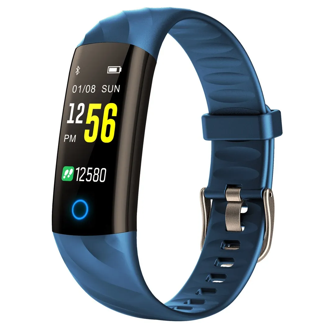 Фитнес браслет CARCAM SMART BAND S5 BLUE шагомер пульсометр IP68 GPS