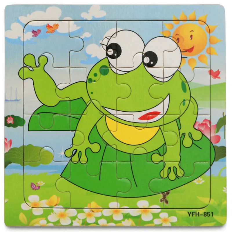 Деревянные 16 шт. стереоскопический мозаика для детей младшего возраста