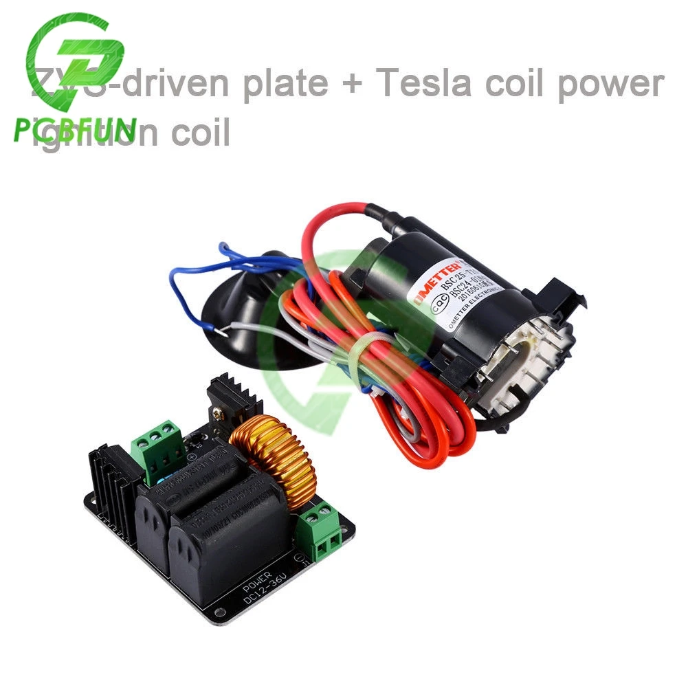 Катушка Tesla 12-36 В постоянного тока драйвер Flyback/генератор SGTC/Marx катушка ZVS +