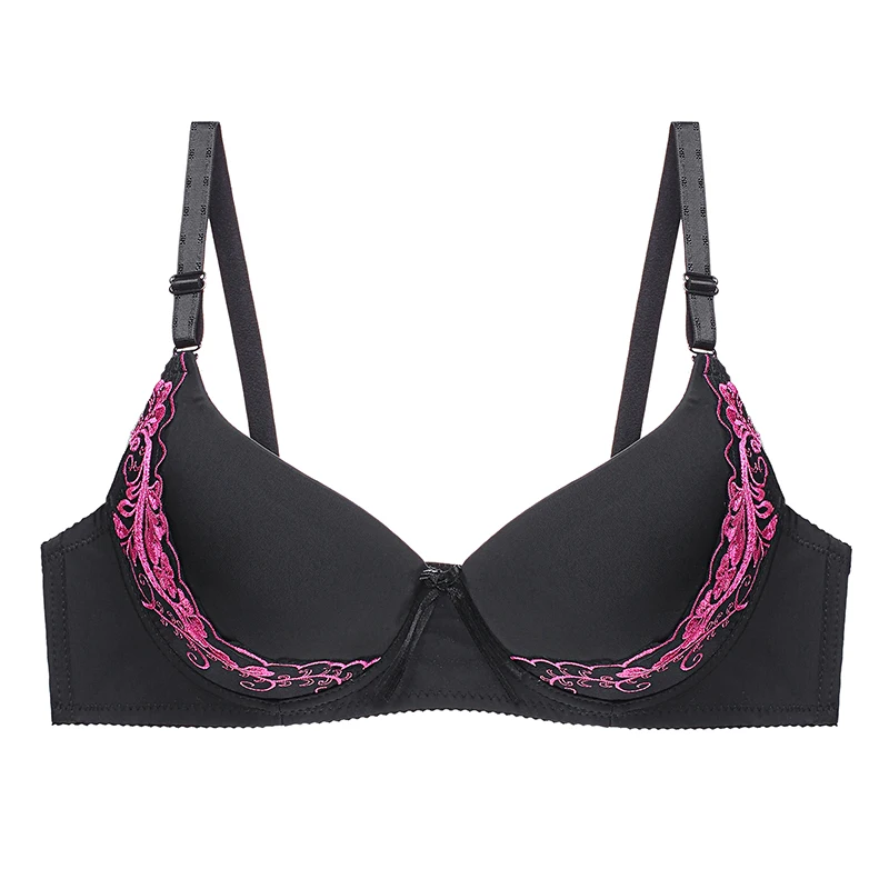 Julexy New C D Cup Sexy Women bra Sexy push up big Plus size underwear bras for women soutien gorge femme brassiere - Цвет: Черный