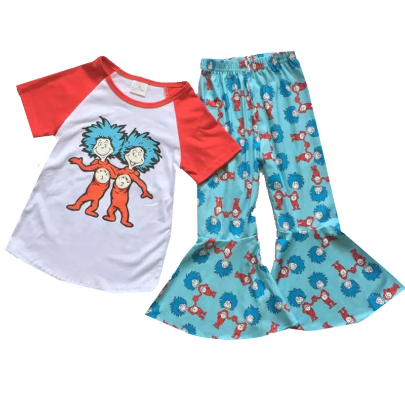 

Baby Girl Clothes Girls Casual Short Sleeve Print T-shirt And Girl Pants Children Fall Sets Girls Clothing Two Pieces Sets