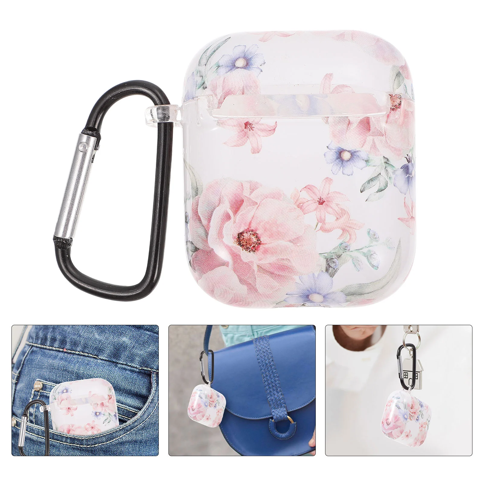 

1PC Impact-resistant Earphone Cover Hard Case Cover Compatible for AirPods 1/2