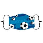 Детская маска для лица, мультяшная футбольная маска с принтом для мальчиков, Регулируемые моющиеся маски для рта, маски для детей