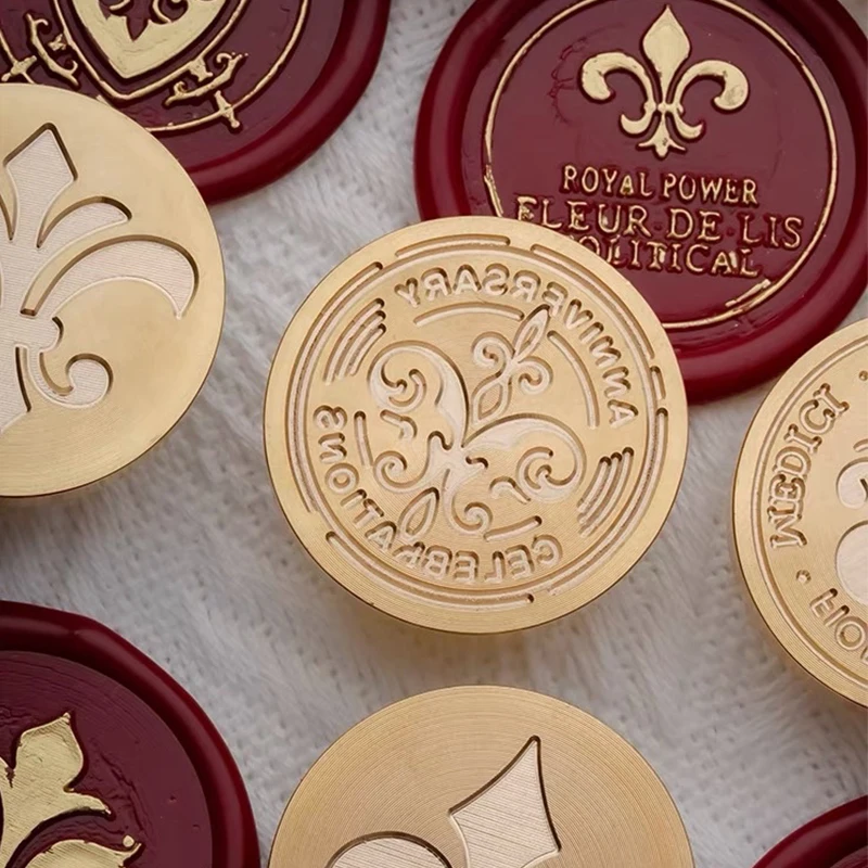 

30 мм восковая печать в стиле ретро серия Iris восковая печать Свадебное приглашение для студентов маленькая свежая ручная учетная запись под...