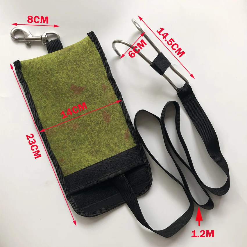 Двойной рифовый крюк из нержавеющей стали для дайвинга погружной сверхмощный