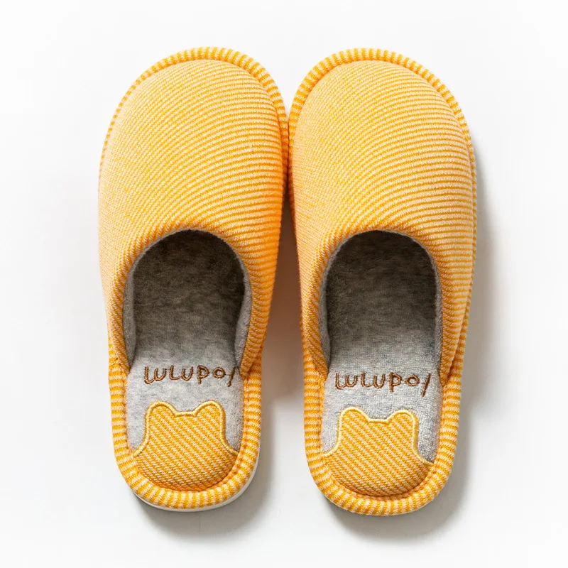 

Winter Men Cotton Shoes Fabric Men Home Slippers Warm Male Cloth Slippers Indoor Floor Unisex Couple Bedroom Footwear 2020