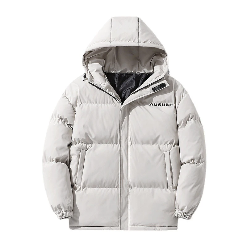 Men's New Fashion Hooded Jacket Autumn And Winter Cotton Padded Jacket Men's Clothes Cotton Padded Jacket