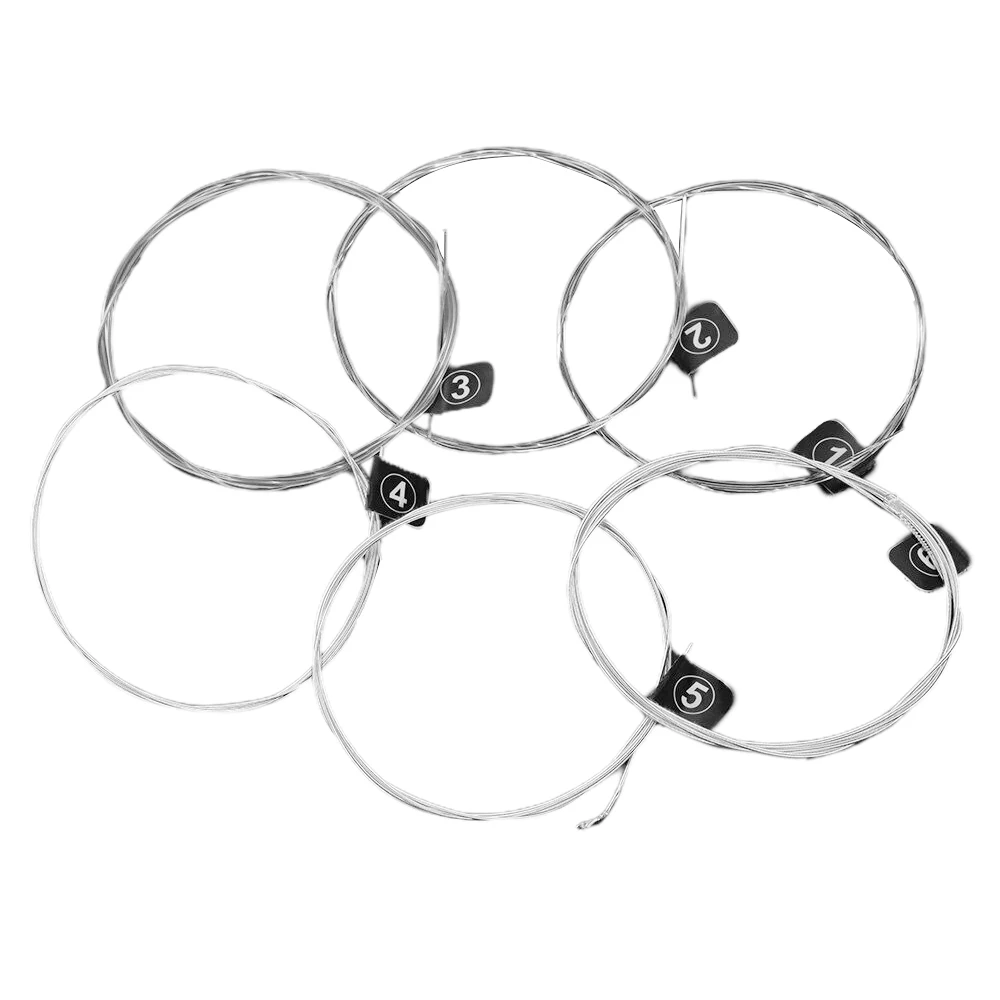 

6 Nylon Strings Pure Timbre Well Polished 1-6 Strings for Classical Guitar